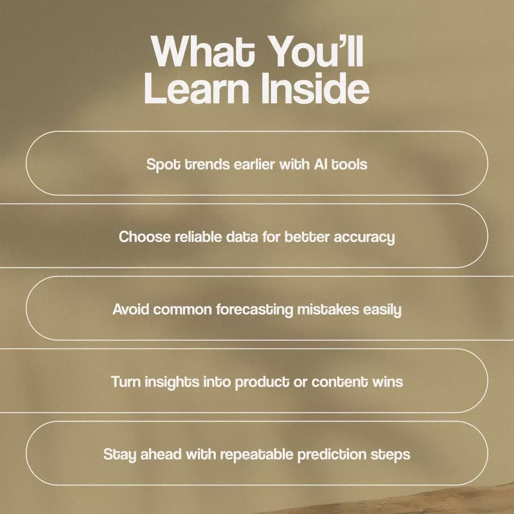 AI-Powered Trend Prediction Guide | Digital Download eBook | Future Trends, Forecasting with AI, Social Media Insights & Business Growth Strategies