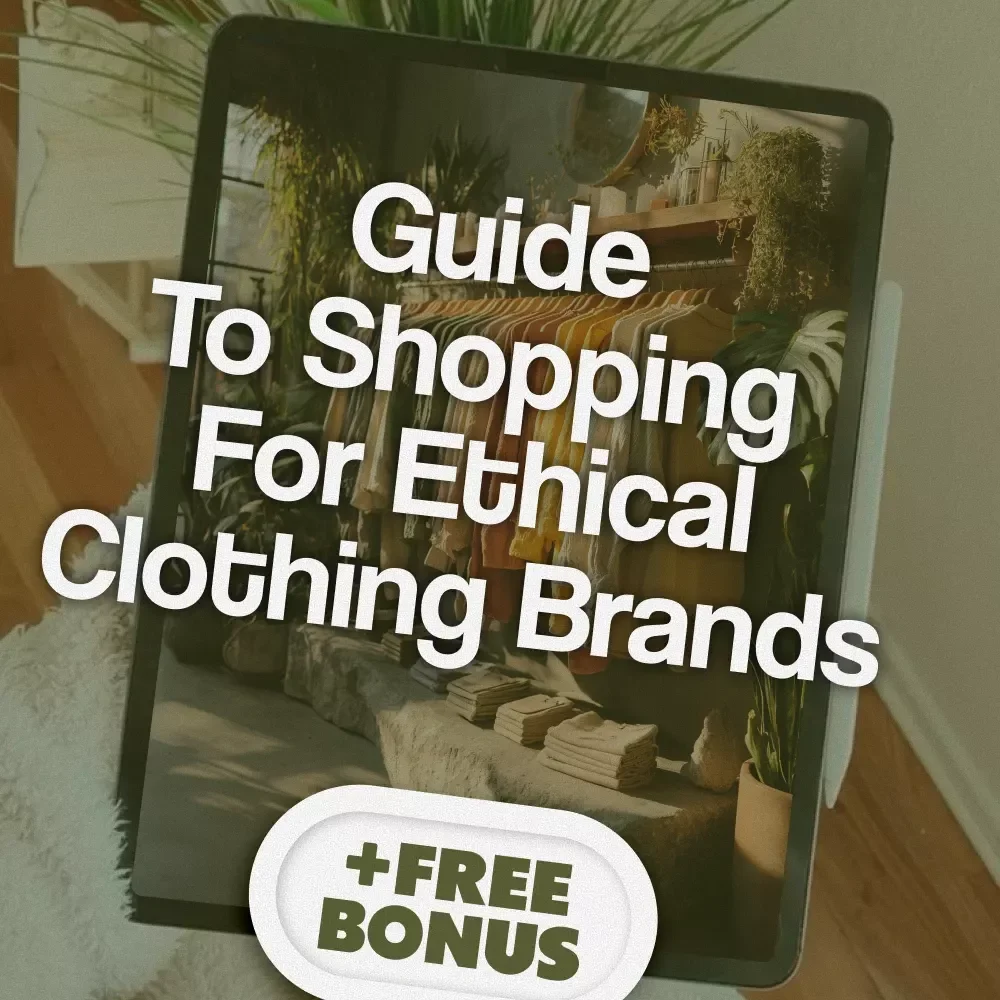 Guide to Shopping for Ethical Clothing Brands | Digital Download | Sustainable Fashion eBook | Conscious Shopping Guide | Eco-Friendly Wardrobe Checklist