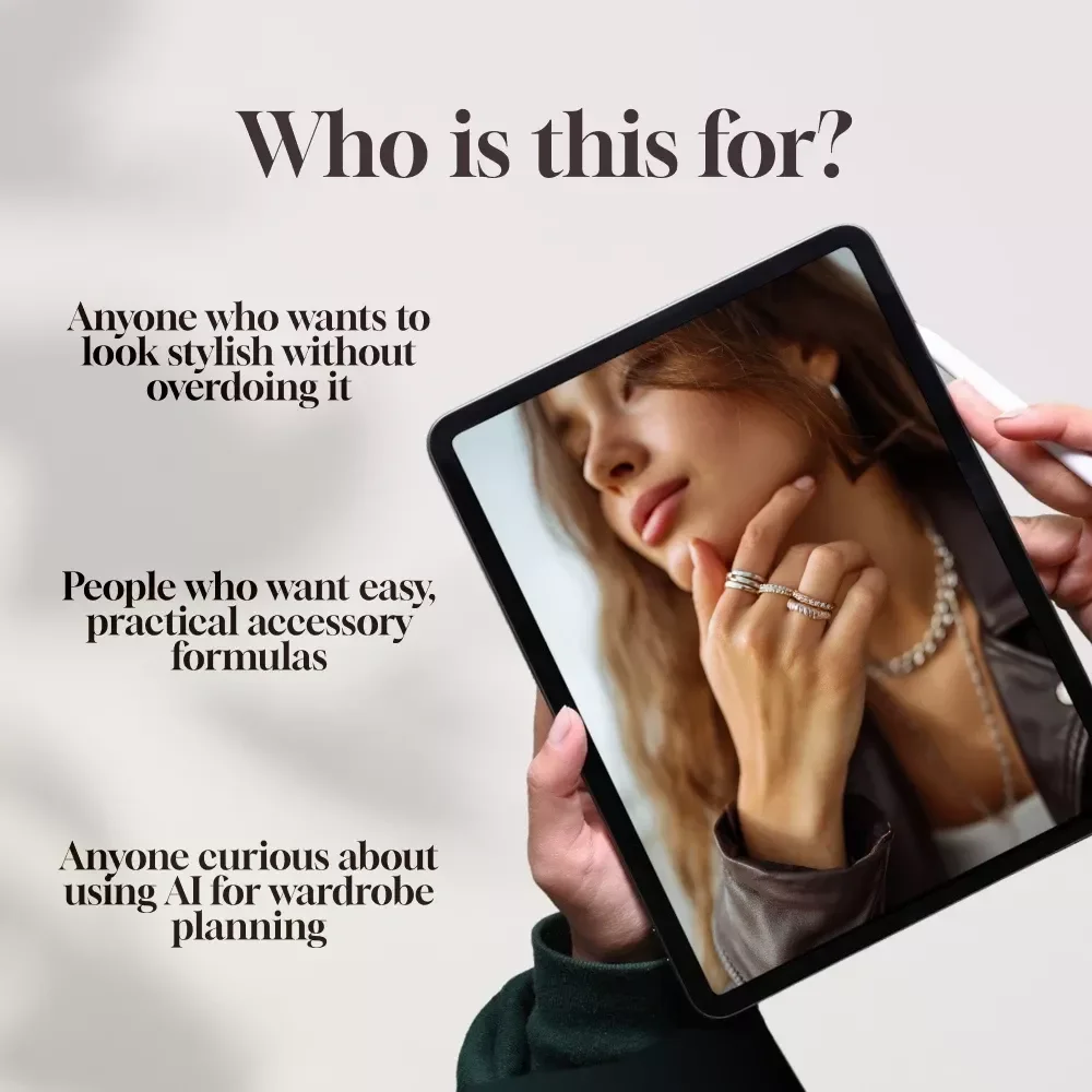 Practical Guide to Accessorizing Without Overdoing It | Digital Fashion Styling Guide, Wardrobe Planning eBook, Accessory Checklist for Everyday Outfits