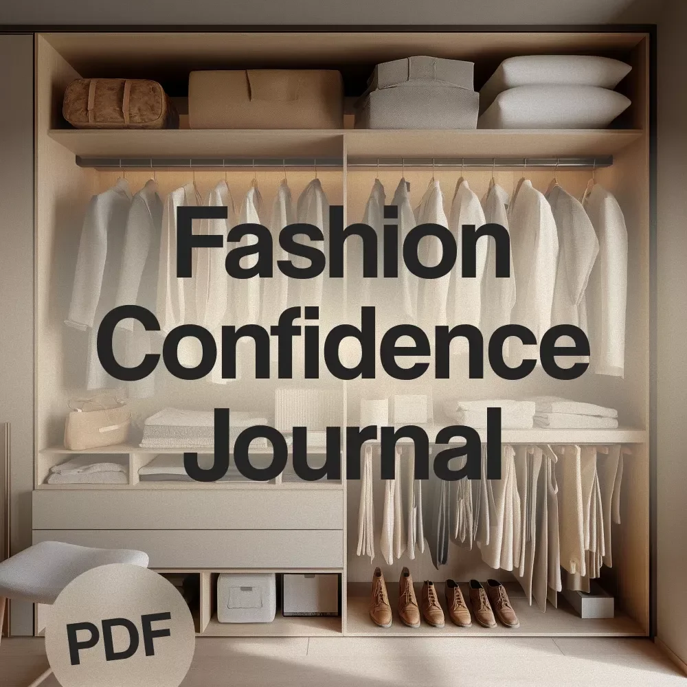 Fashion Confidence AI-Powered Journal | Digital Style Guide, Capsule Wardrobe Planner & Outfit Inspiration eBook for Women, Personal Style Growth Checklist, Instant Download