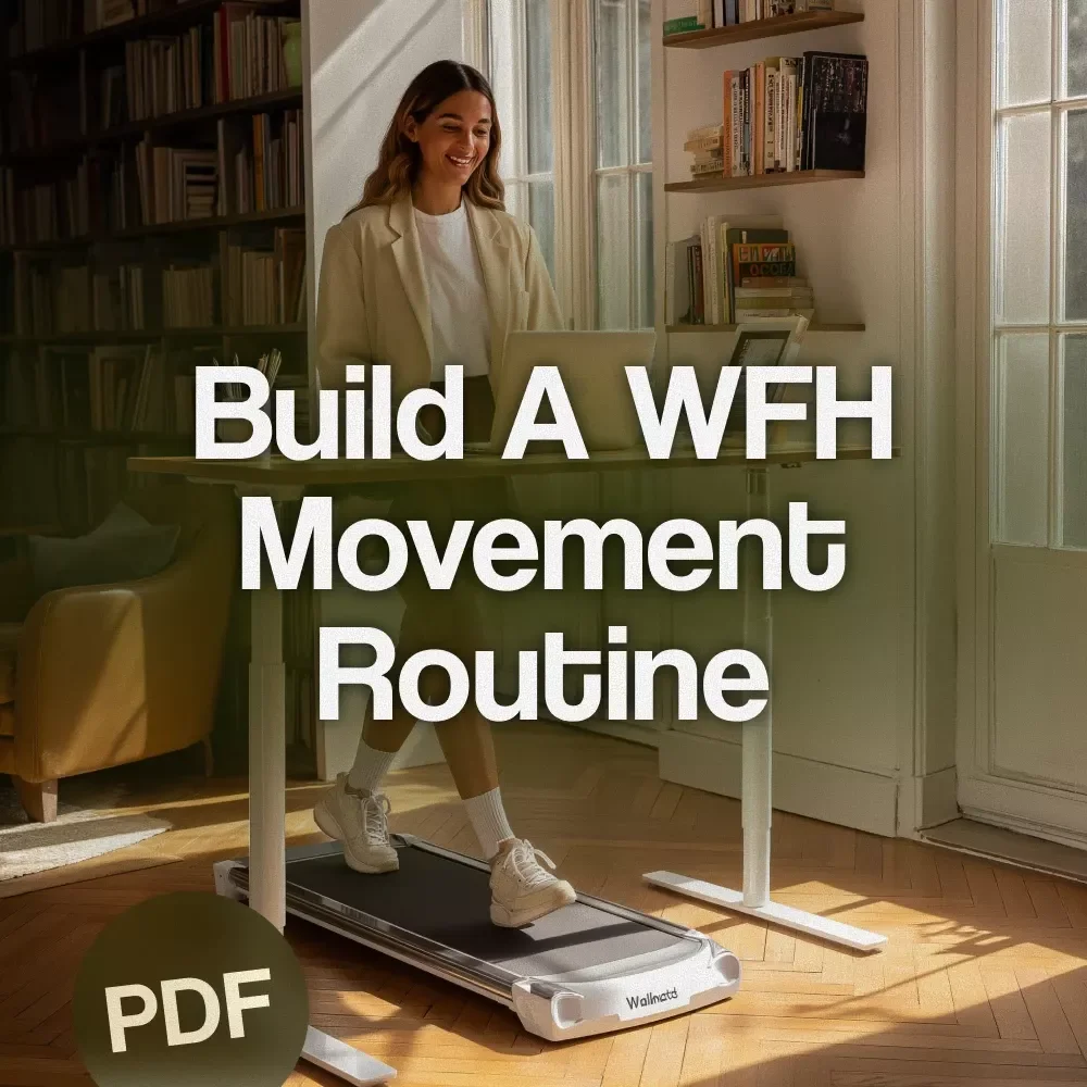 Build a WFH Movement Routine | Digital Download Guide for Remote Workers, Productivity, Health & Wellness, AI Tools, Stretch Breaks