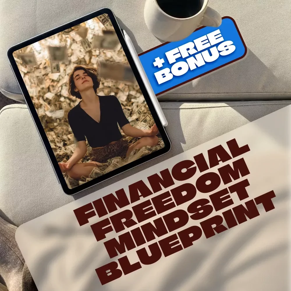 Financial Freedom Mindset Blueprint | Digital Download Guide for Money Mindset, AI Personal Finance & Wealth Habits