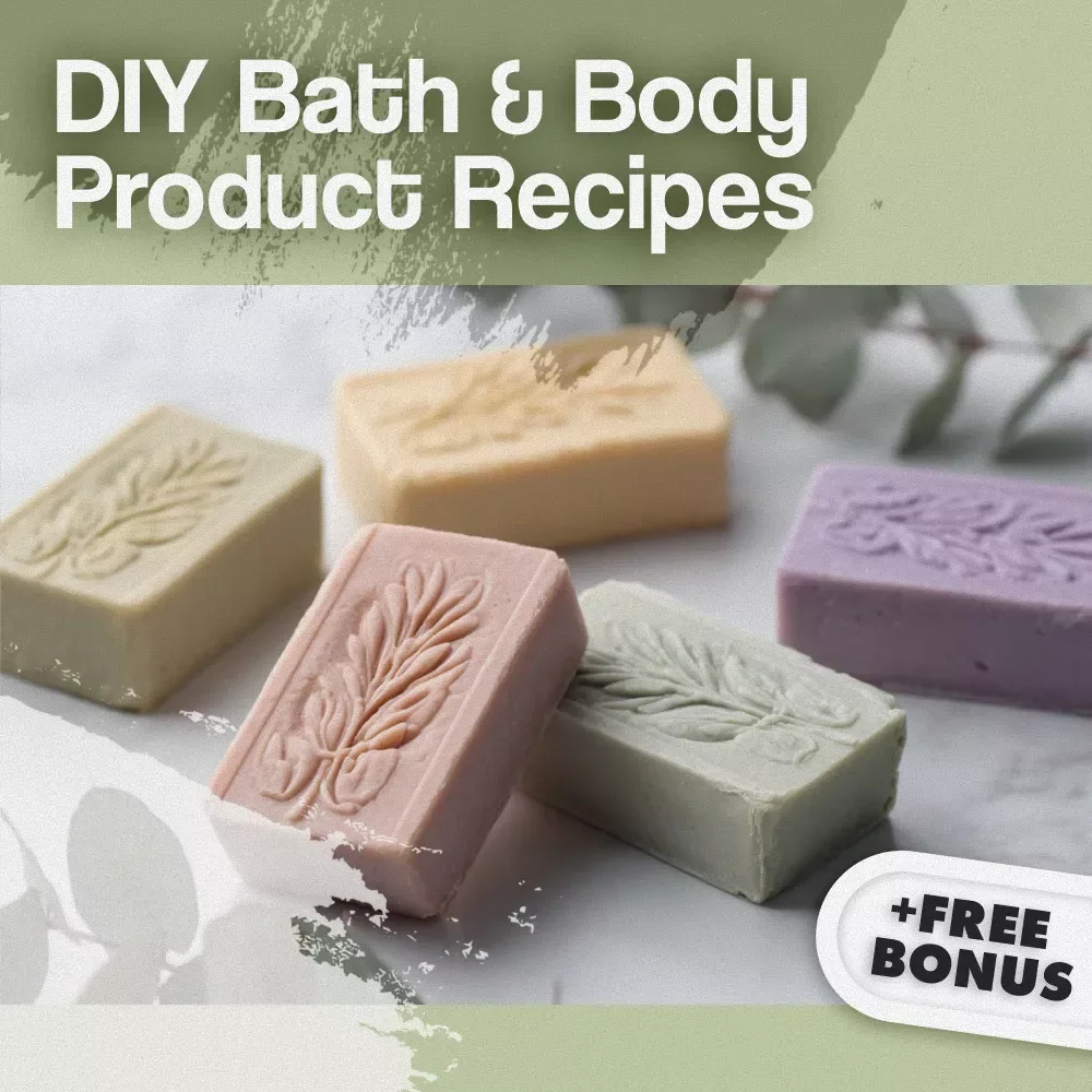 DIY Bath & Body Product Recipes: Easy-to-Follow Guide for Homemade Skincare, Soothing Bath Salts, Body Butters & Sugar Scrubs