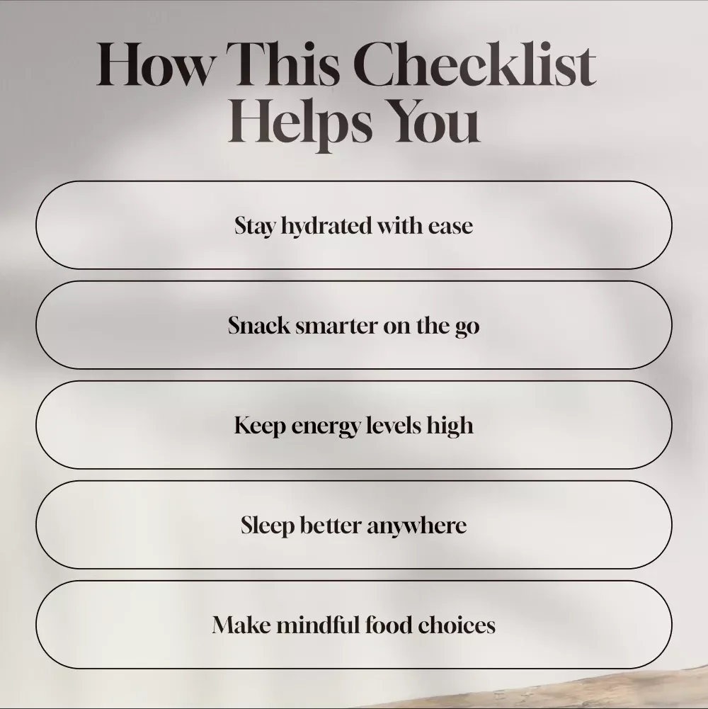 Healthy Travel Habits That Stick Checklist | Digital Download Wellness Guide for Travelers | Printable eBook for Staying Healthy on the Go