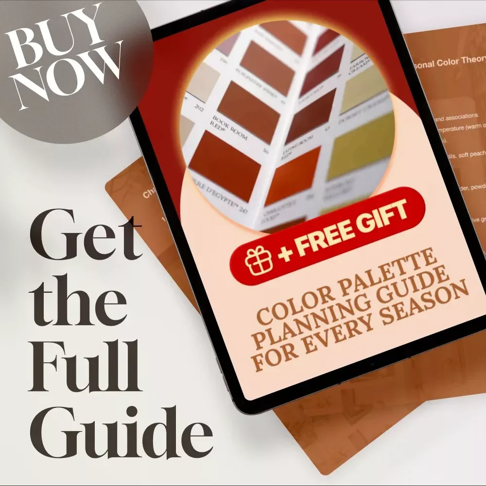 Color Palette Planning Guide for Every Season | Digital Download for Fashion, Interior Design & Creative Projects