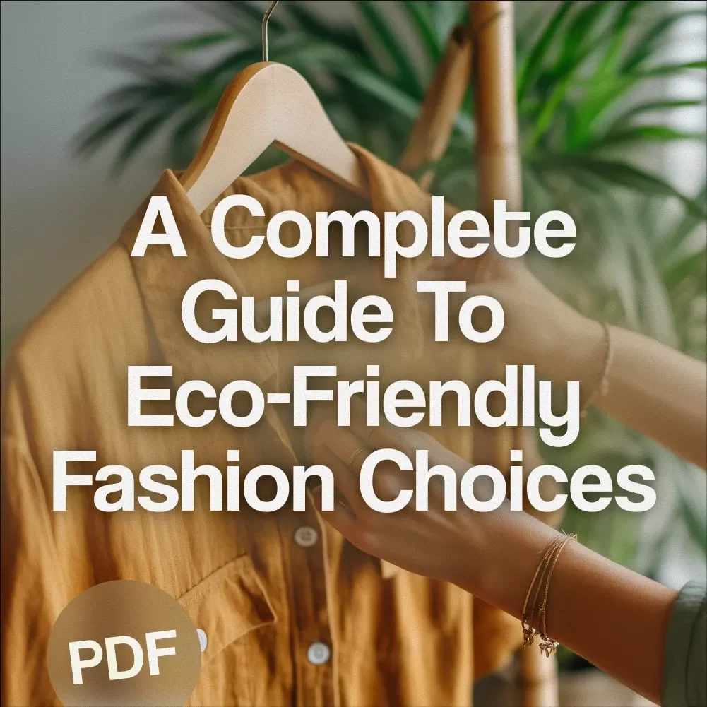 A Complete Guide to Eco-Friendly Fashion Choices | Sustainable Style eBook | Digital Download for Green Living & Wardrobe Planning