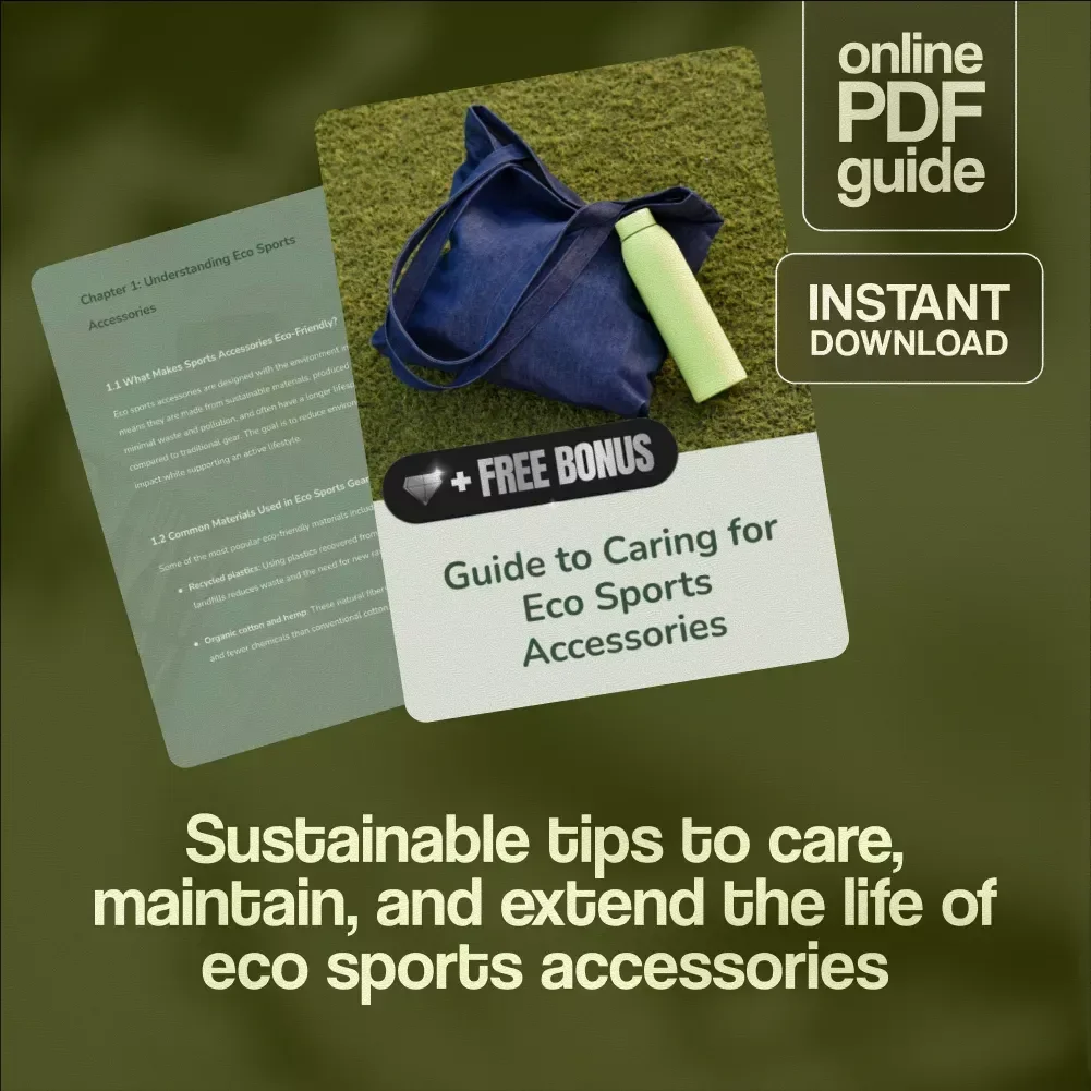 Guide to Caring for Eco Sports Accessories | Digital Download | Sustainable Sports Gear Care eBook & Maintenance Tips
