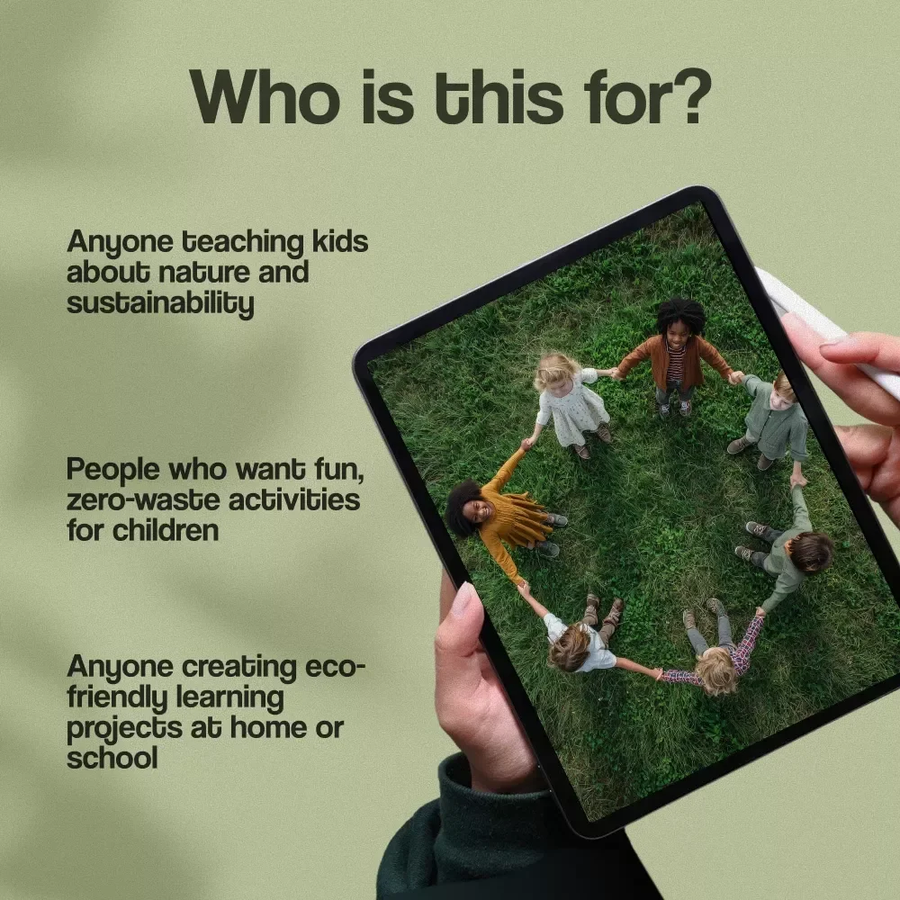 Eco Kids’ Activity Book Checklist | Digital Download | Fun Eco-Friendly Activities, Crafts & Learning Ideas for Children