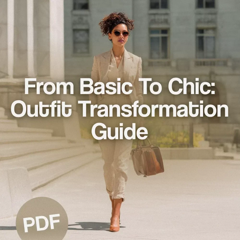 From Basic to Chic: Outfit Transformation Guide | Digital Style Guide, eBook & Fashion Checklist for Women