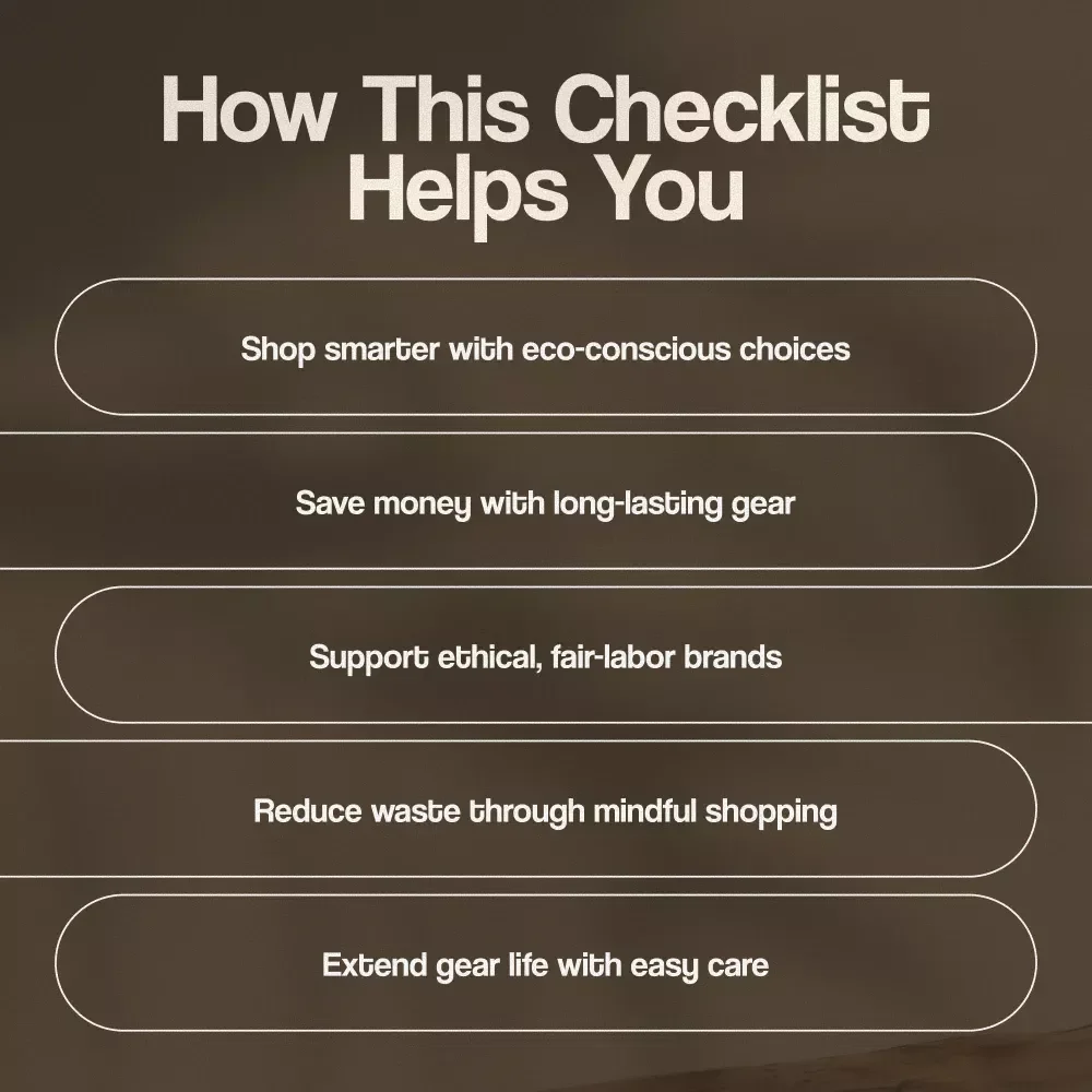 Sustainable Workout Gear Checklist | Eco-Friendly Fitness Wardrobe Guide | Digital Download eBook for Green Living & Ethical Activewear