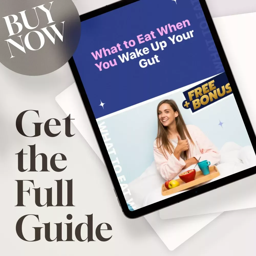 What to Eat When You Wake Up Your Gut | Gut Health Guide, Digital Download, Morning Nutrition eBook, Gut-Friendly Checklist for Better Digestion