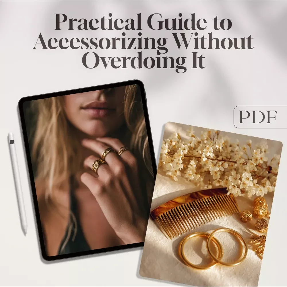 Practical Guide to Accessorizing Without Overdoing It | Digital Fashion Styling Guide, Wardrobe Planning eBook, Accessory Checklist for Everyday Outfits