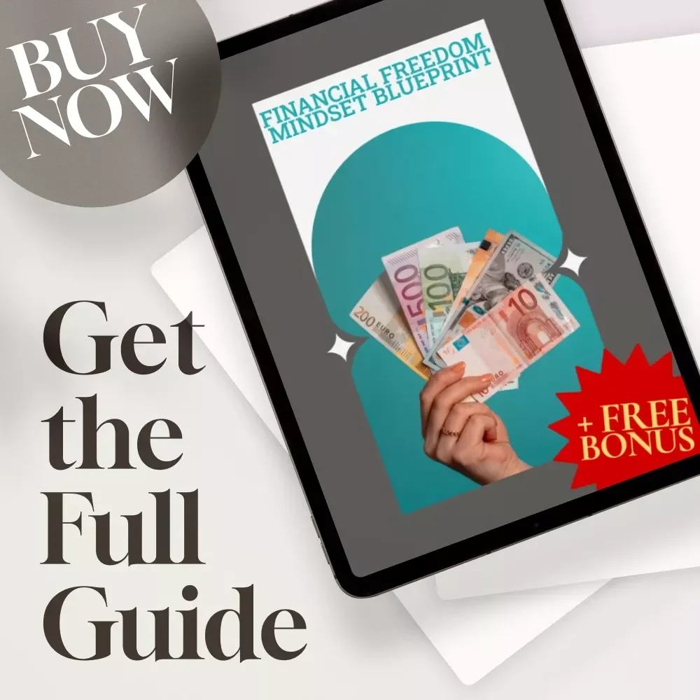 Financial Freedom Mindset Blueprint | Digital Download Guide for Money Mindset, AI Personal Finance & Wealth Habits