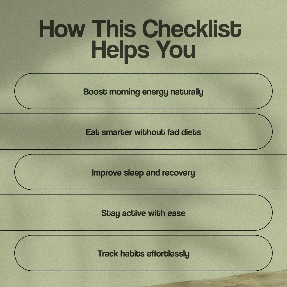 Daily Longevity Checklist: Proven Habits vs Fads | Healthy Lifestyle Digital Download | Wellness eBook PDF for Morning Routine, Nutrition, Fitness & Mindful Living