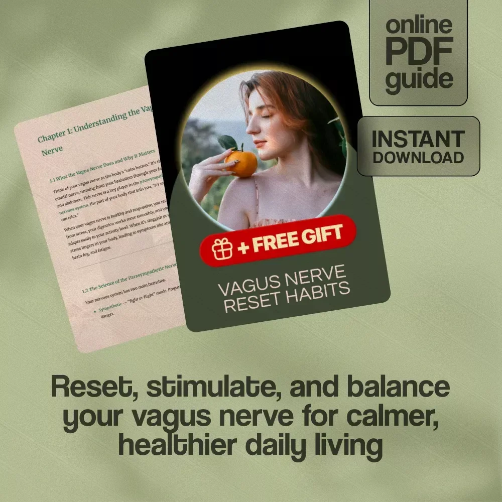 Vagus Nerve Reset Habits Guide – Daily Habits, Breathwork & AI-Assisted Routines for Nervous System Health