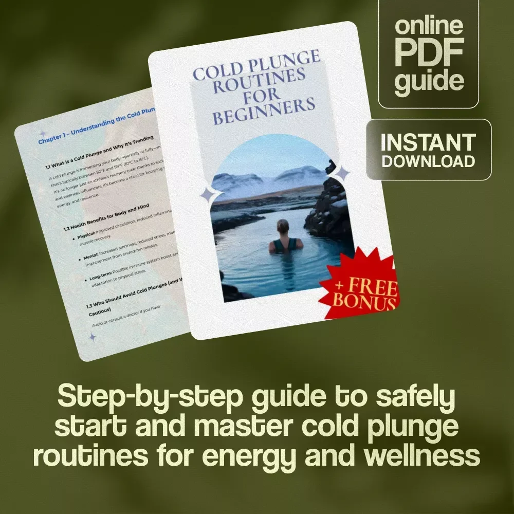 Cold Plunge Routines for Beginners – Step-by-Step Guide to Boost Energy, Build Consistency & Unlock Health Benefits
