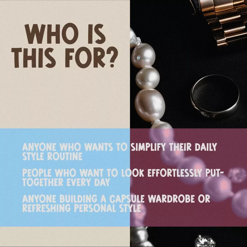 Accessory Routine Checklist: 10 Pieces to Wear Daily | Digital Download Style Guide, Fashion eBook, Capsule Wardrobe Jewelry & Accessory Essentials