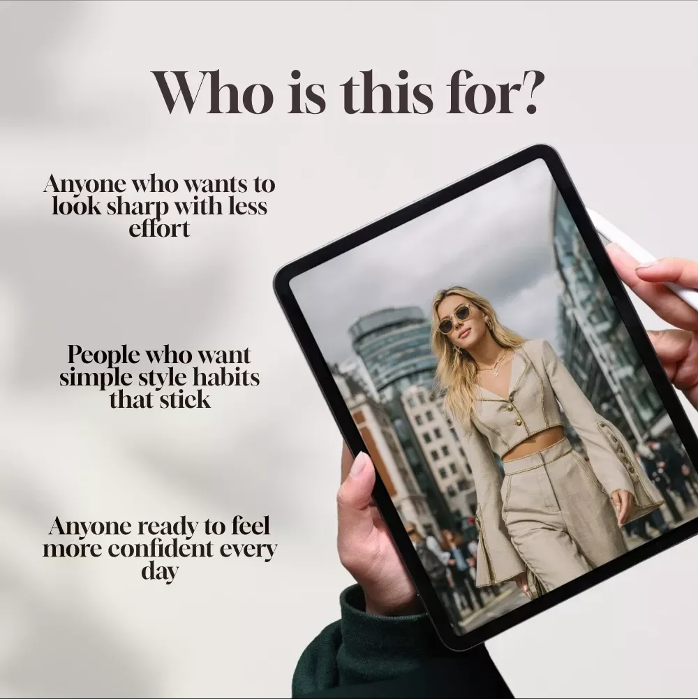 Micro-Habits to Upgrade Your Style Daily | Women's Style Checklist | Digital Download Grooming & Fashion Guide