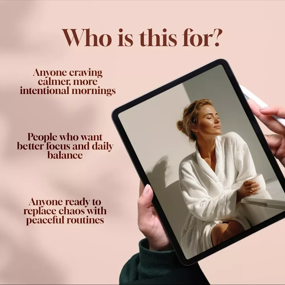 How to Build a Calm Morning Habit | Digital Guide for Stress-Free Routines, Morning Rituals, Mindful Starts, and Peaceful Productivity