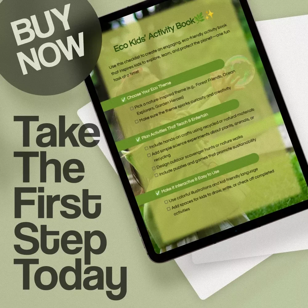 Eco Kids’ Activity Book Checklist | Digital Download | Fun Eco-Friendly Activities, Crafts & Learning Ideas for Children