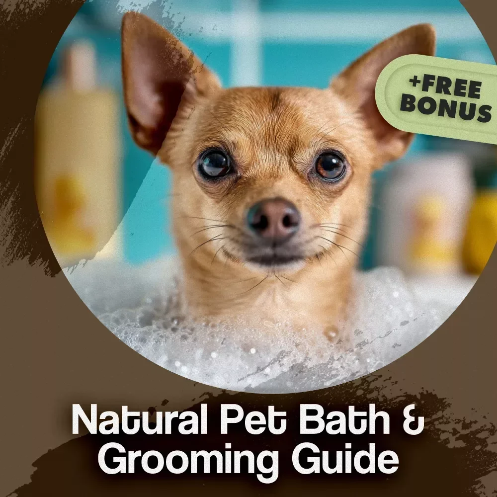 Natural Pet Bath & Grooming Guide | Digital Download | Holistic Pet Care eBook for Healthy Skin, Coat & Stress-Free Grooming