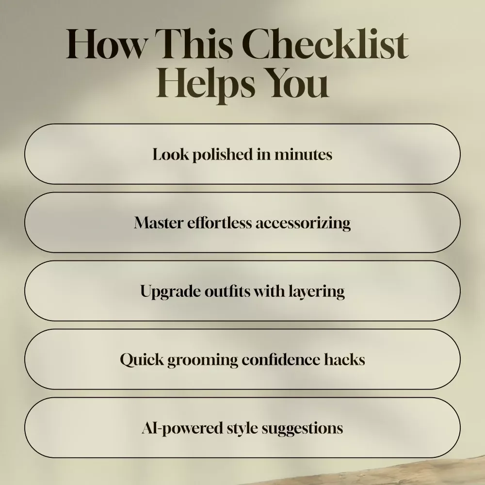 5-Minute Outfit Refresh Routine (Step Checklist) | Instant Style Upgrade | Quick Fashion Fix | Wardrobe Confidence Boost | Digital Download eBook & Printable Guide