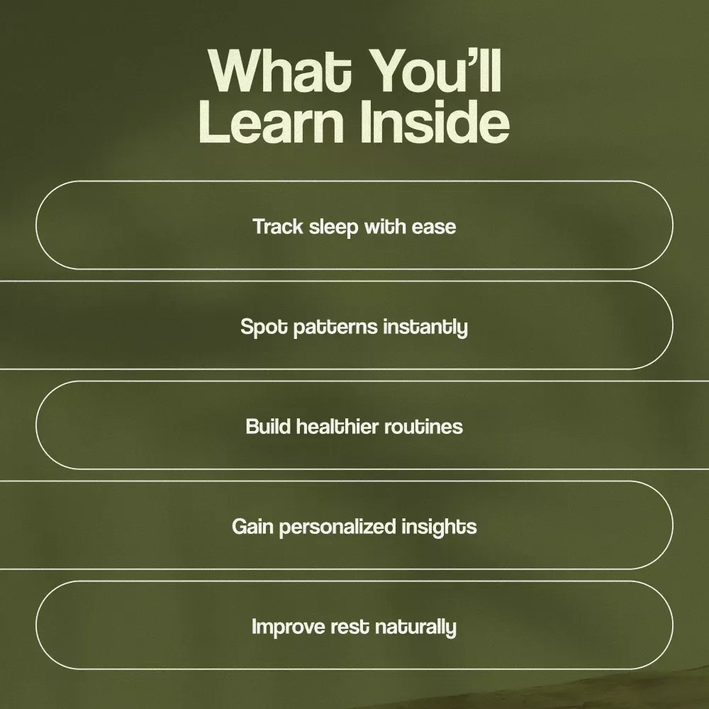 AI-Based Sleep Journal for Better Nights | Digital Guide, eBook & Checklist for Sleep Tracking, Wellness, and Better Rest | Improve Sleep Habits with AI Prompts & Awareness Tools