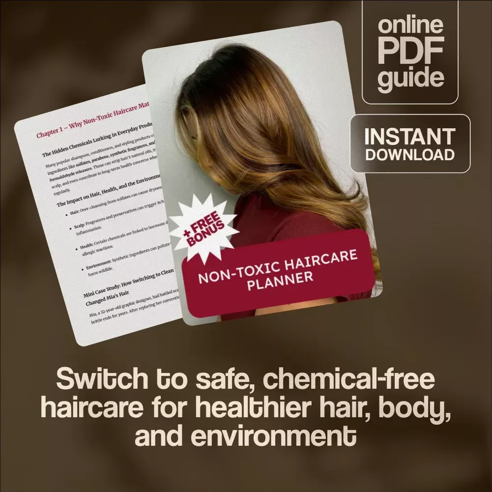 Non-Toxic Haircare Planner – Complete Guide to Clean, Healthy Hair & Safe Products