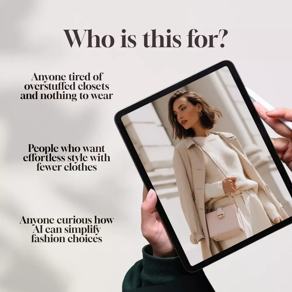 AI-Powered Capsule Wardrobe Planner | Minimalist Style Guide, Digital Download eBook, Smart Outfit Suggestions, Sustainable Fashion Checklist