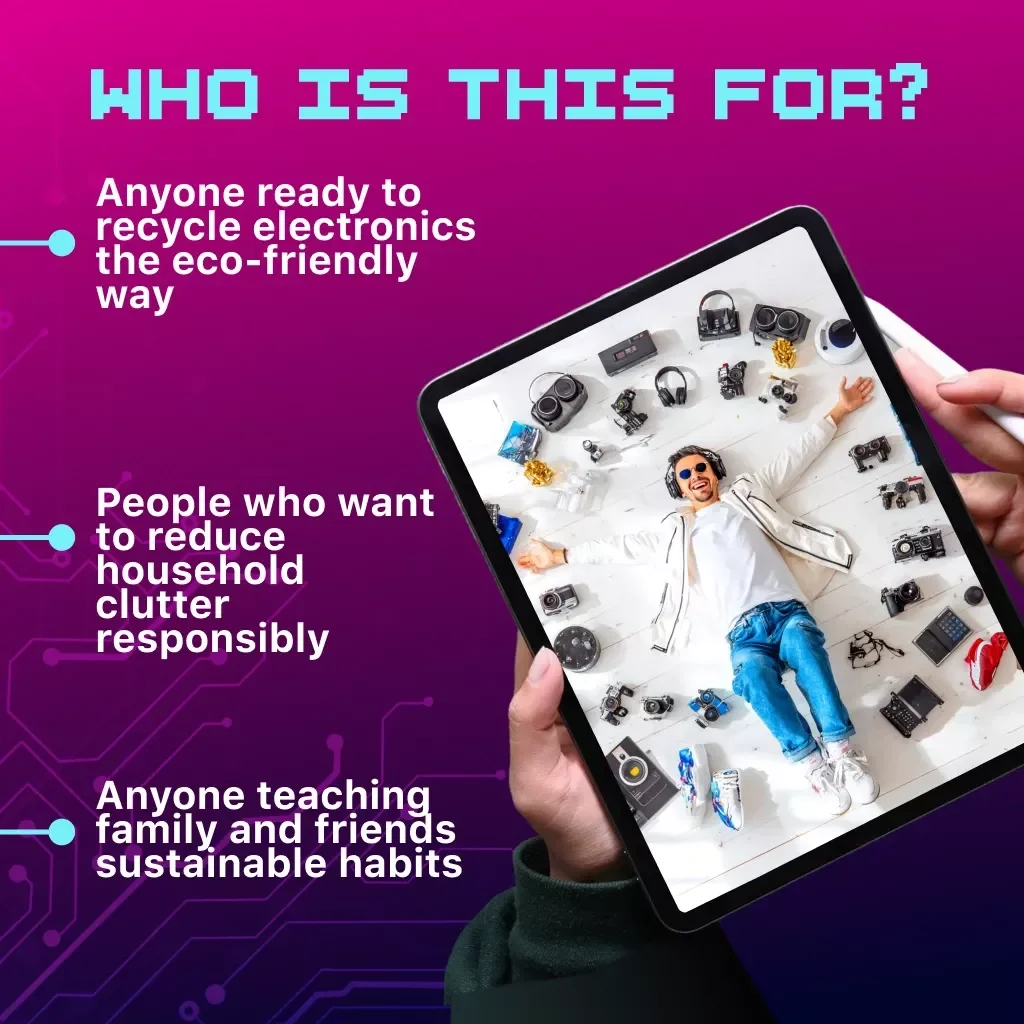Eco-Friendly Ways to Recycle Old Electronics | Digital Download Guide | Sustainable Living, Zero Waste, Green Lifestyle Tips