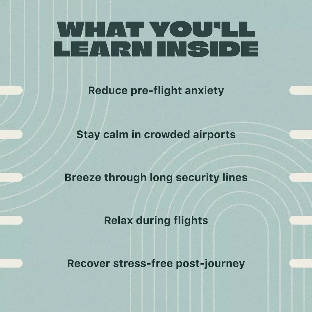 Airport & Flight Stress-Buster Guide | Digital Download Travel Anxiety Relief eBook & Checklist for Managing Pre-Flight Anxiety, Fear of Flying, and Relaxation Techniques