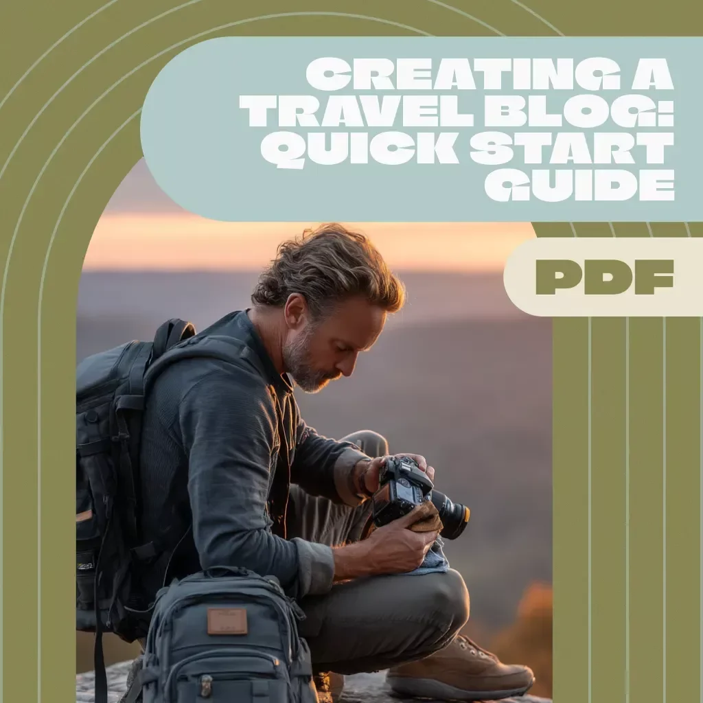 Creating a Travel Blog: Quick Start Guide | Digital Download eBook for Beginners, Blogging Checklist, How to Start a Travel Blog Resource