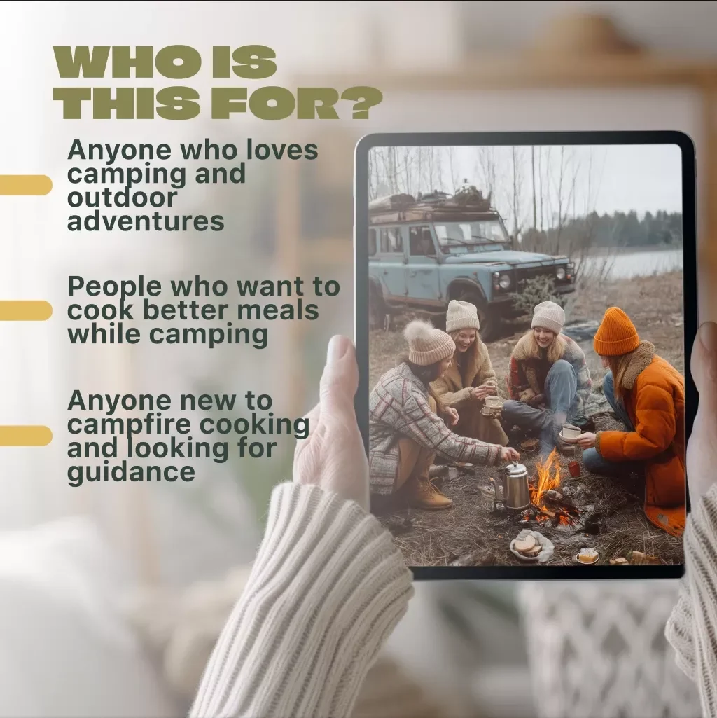Campfire Cooking Recipe Book | Printable Digital Guide for Outdoor Cooking, Camping Meals, & Easy Campfire Recipes