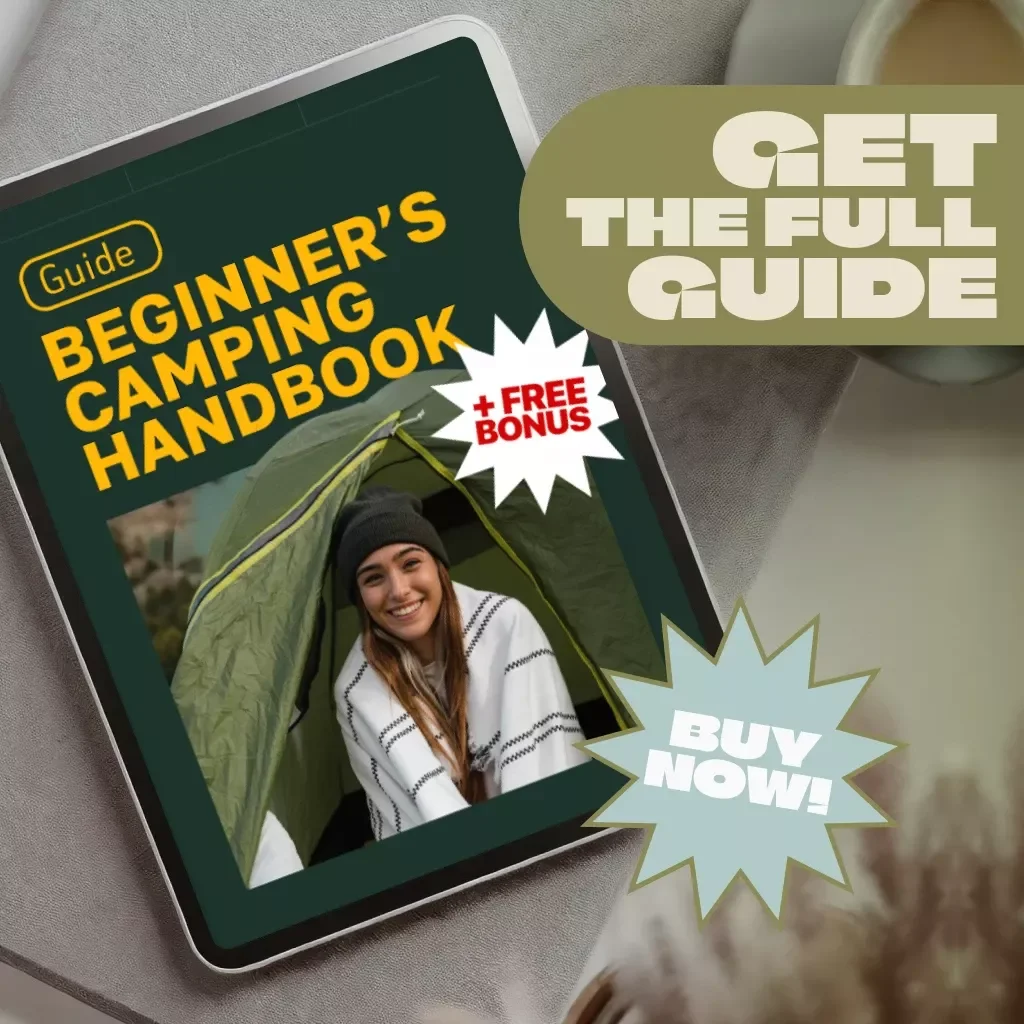 Beginner’s Camping Handbook | Digital Download Guide for First-Time Campers, eBook, Outdoor Checklist, Essential Camping Tips