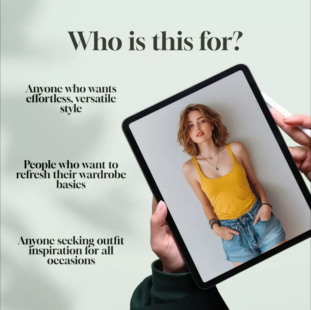 Tank Top Style: The Ultimate Guide to Rocking This Wardrobe Essential | How to Wear a Tank Top eBook, Styling Tips, Outfit Ideas & Layering Guide