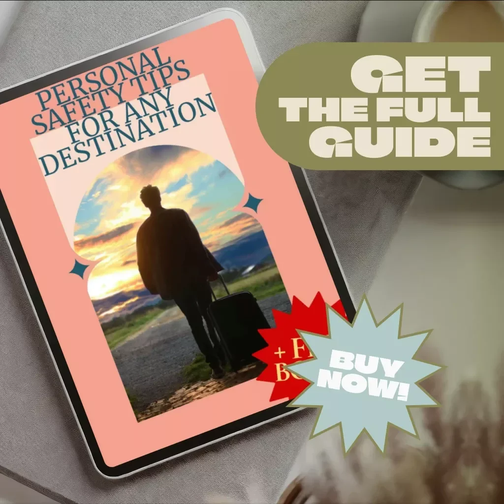 Personal Safety Tips for Any Destination | Travel Safety Guide, eBook & Checklist for Confident and Secure Adventures