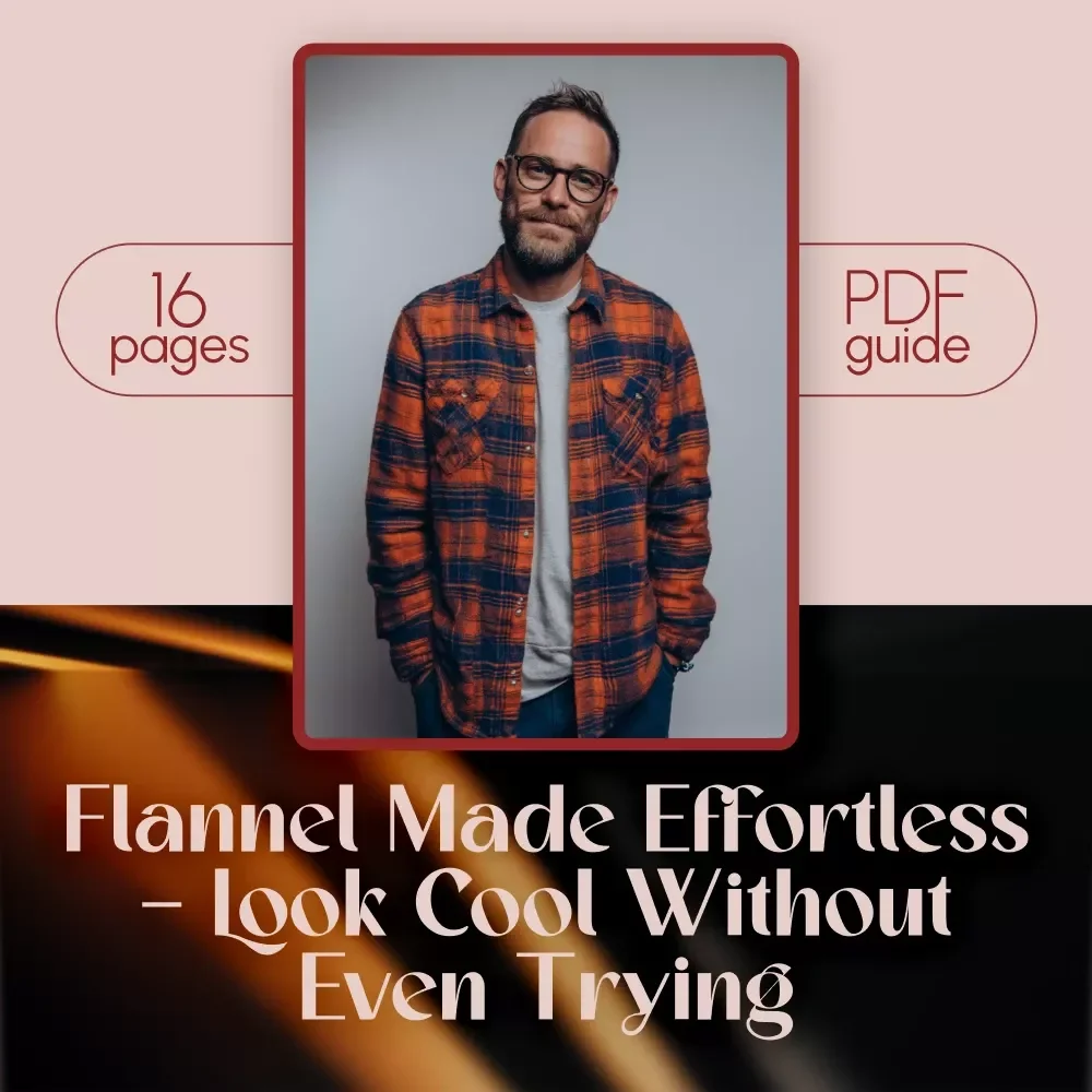 Flannel Made Effortless – Look Cool Without Even Trying | How to Style a Flannel Shirt Digital Guide, eBook & Styling Checklist for Men & Women