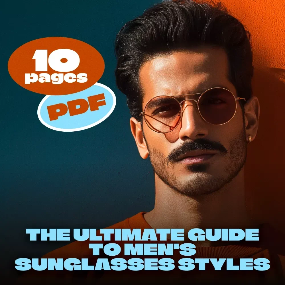 The Ultimate Guide to Men's Sunglasses Styles | Digital Download eBook for Aviators, Wayfarers, Round & Sporty Frames, Face Shape Tips & Buying Advice