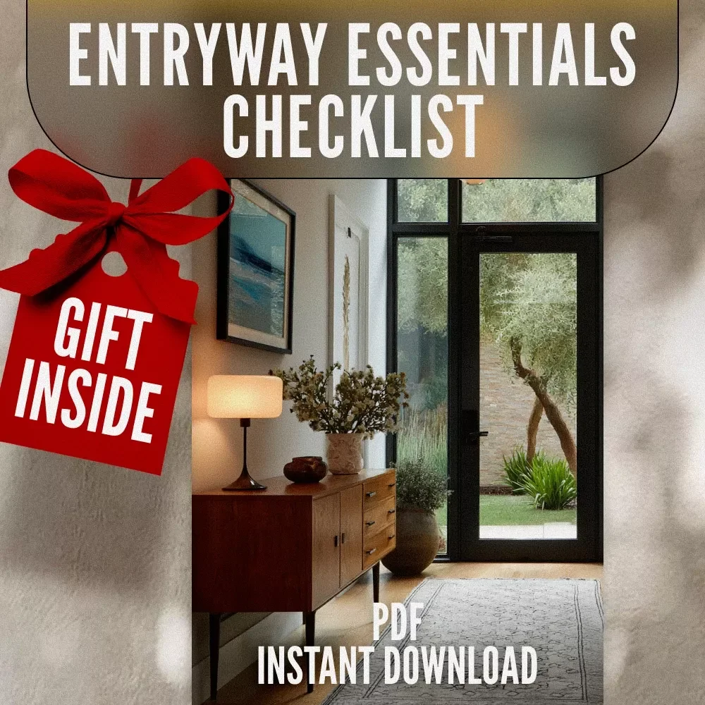 Entryway Essentials Checklist | Printable Home Organization Guide | Minimalist Decor Planning | Instant Digital Download