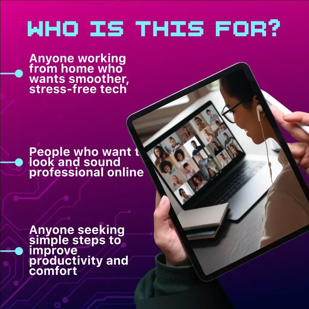Remote Work Tech Optimization Checklist | Work From Home Productivity | Digital Download eBook Guide for Remote Workers