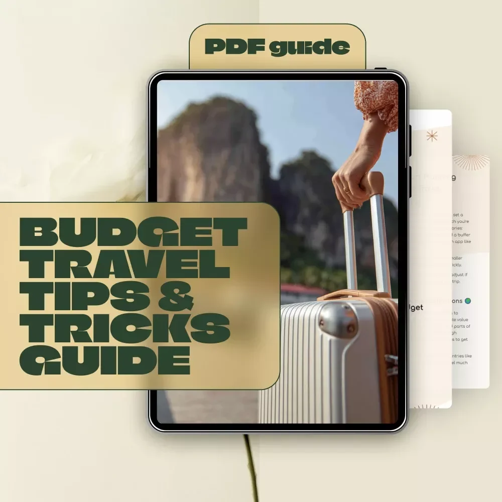 Budget Travel Tips & Tricks Guide | Digital Download eBook for Affordable Vacations, Cheap Flights, Budget Accommodation & Money-Saving Travel Hacks | Budget Travel Guide Checklist for Smart Travelers