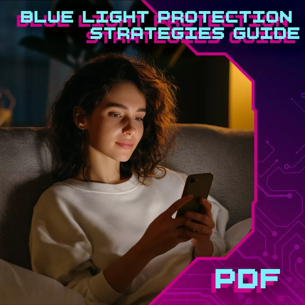 Blue Light Protection Strategies Guide | Digital Download for Eye Health, Sleep, and Screen Time Management