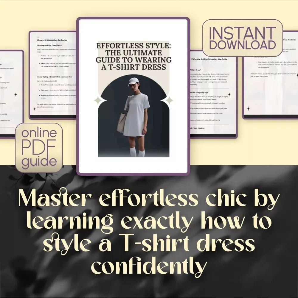 Effortless Style: The Ultimate Guide to Wearing a T-Shirt Dress – How to Wear a T-Shirt Dress for Every Occasion