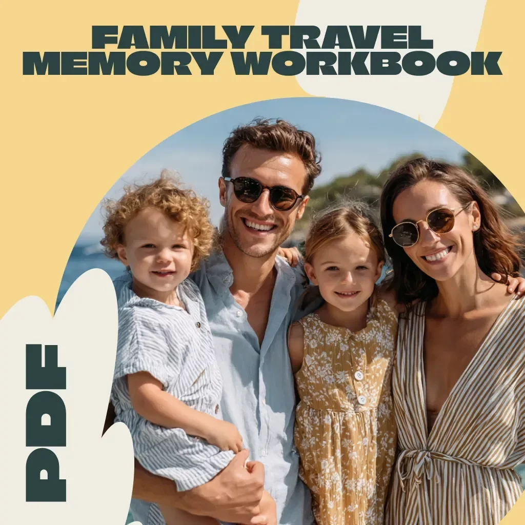 Family Travel Memory Workbook | Digital Download Guide for Parents & Kids | Vacation Keepsake Journal, Travel eBook & Memory-Keeping Checklist