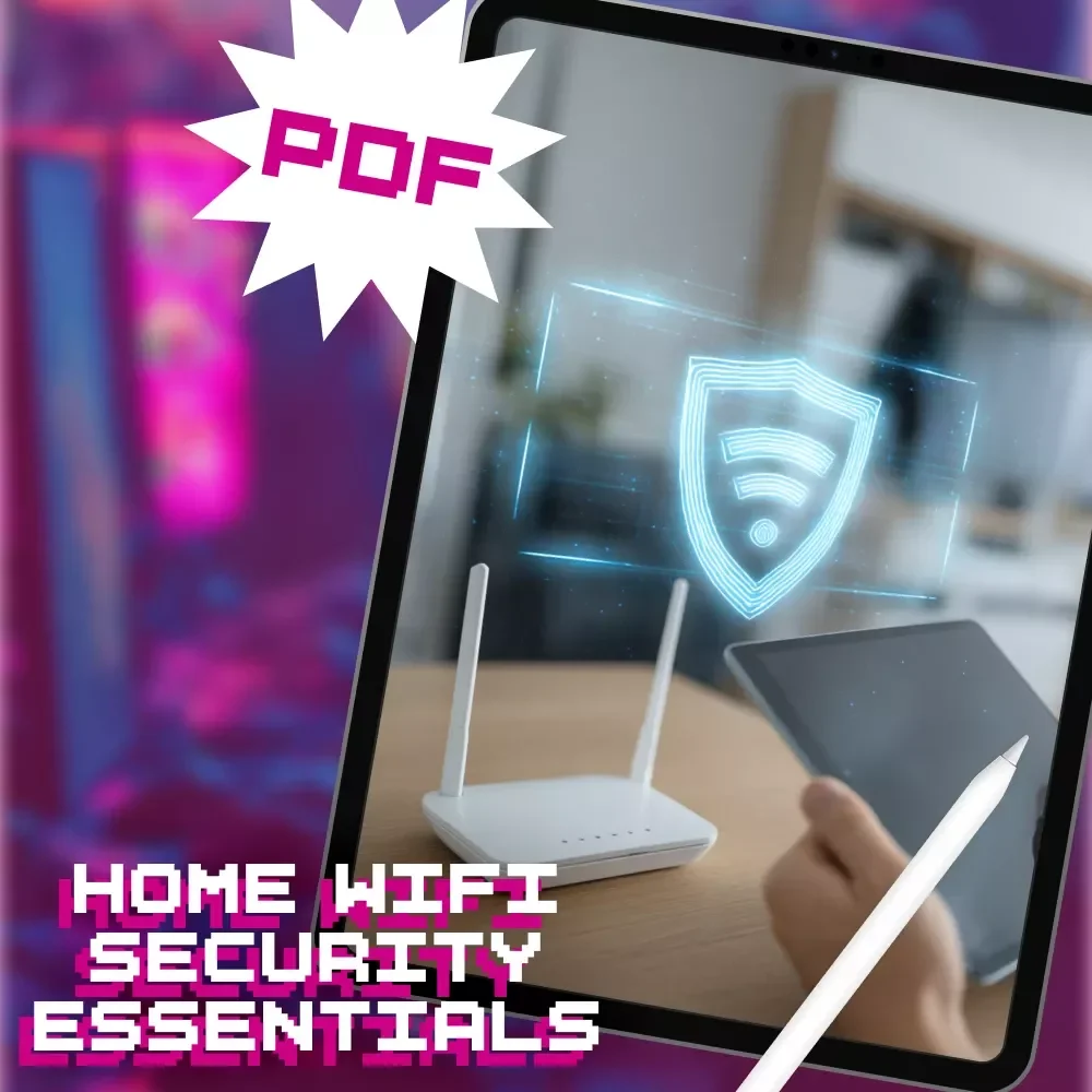 Home WiFi Security Essentials | Digital Guide for Protecting Your Wireless Network | Secure Home Internet, Password Protection & Cybersecurity Tips
