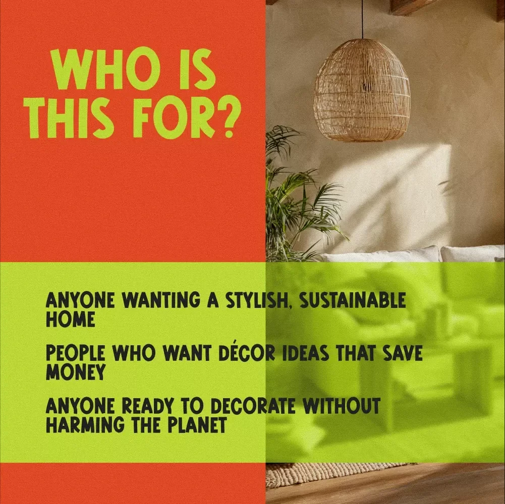 Eco Friendly Decorating for Modern Homes Checklist | Sustainable Living Guide | Green Interior Design Ideas | Upcycling & Minimalist Décor Inspiration