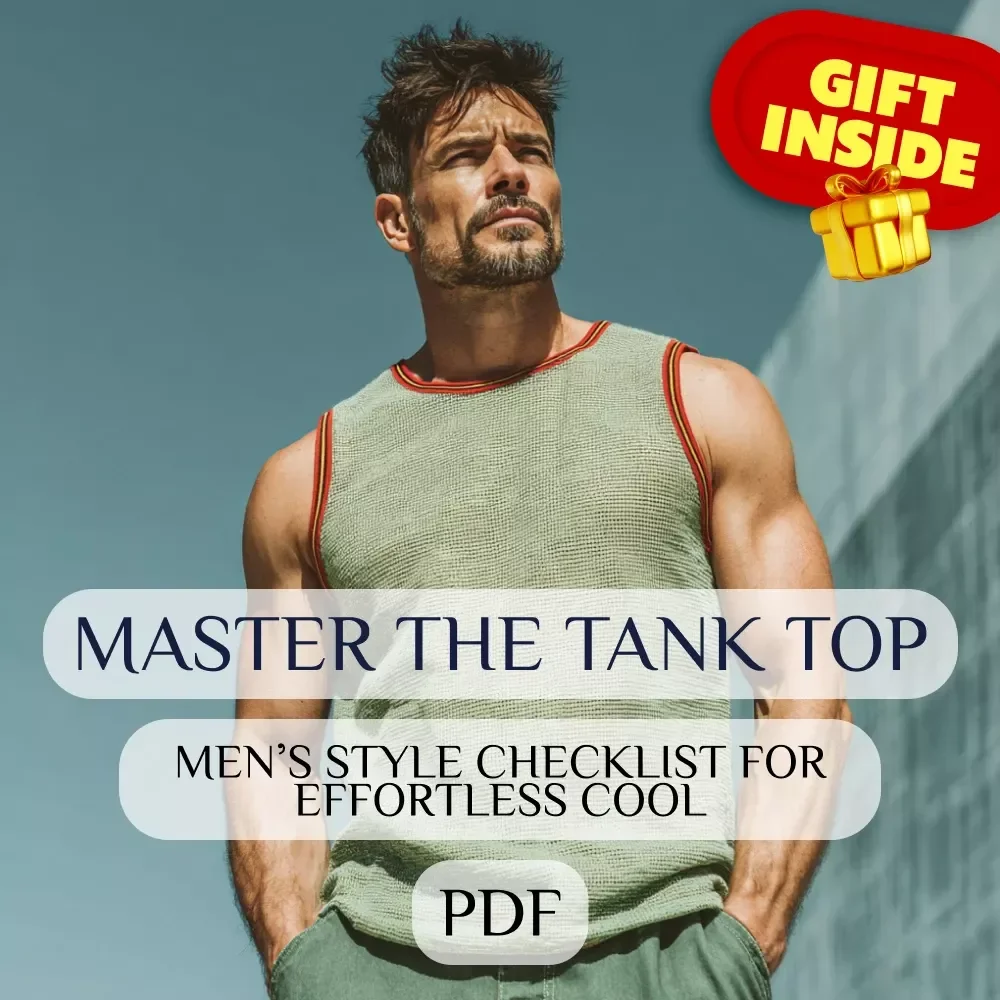Master the Tank Top: Men’s Style Checklist for Effortless Cool | Digital Download Guide for How to Wear a Tank Top Men | Summer Fashion eBook