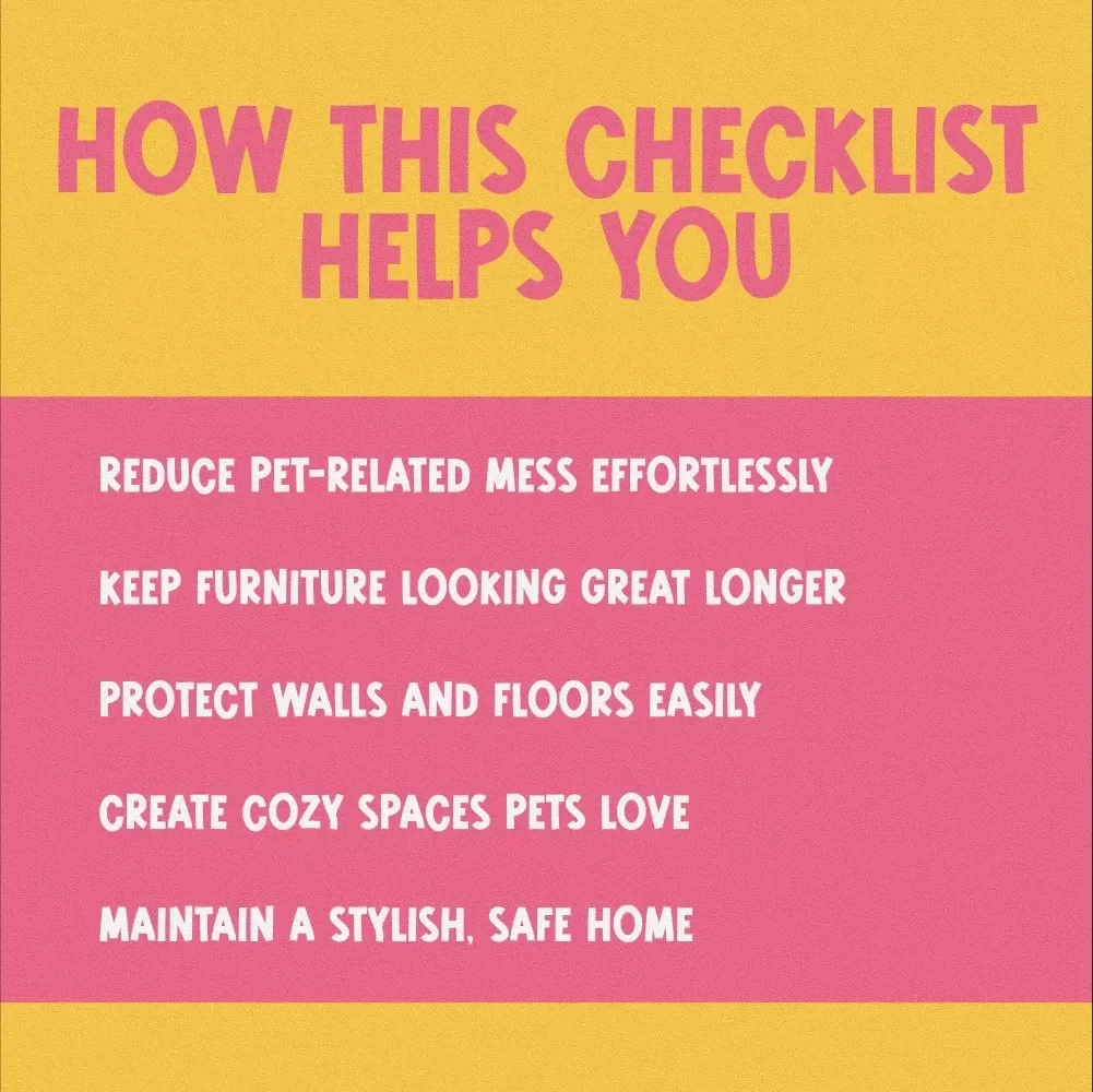 Pet-Friendly Home Styling Solutions | Digital Guide for Stylish, Pet-Safe Interiors, eBook & Checklist for Cat and Dog Owners