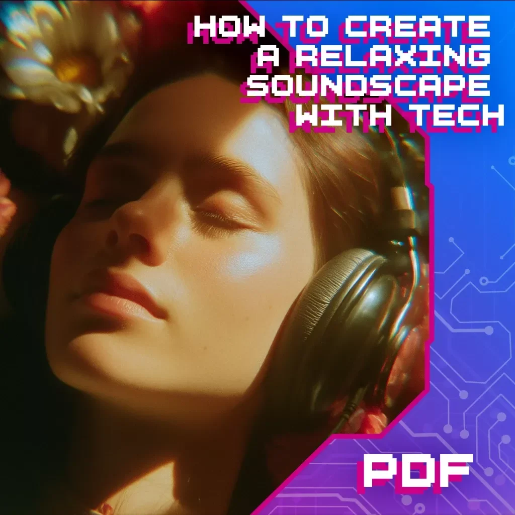 How to Create a Relaxing Soundscape with Tech | Digital Guide for Mindfulness, Focus, and Ambient Sound Design | eBook Download for Stress Relief & Creativity