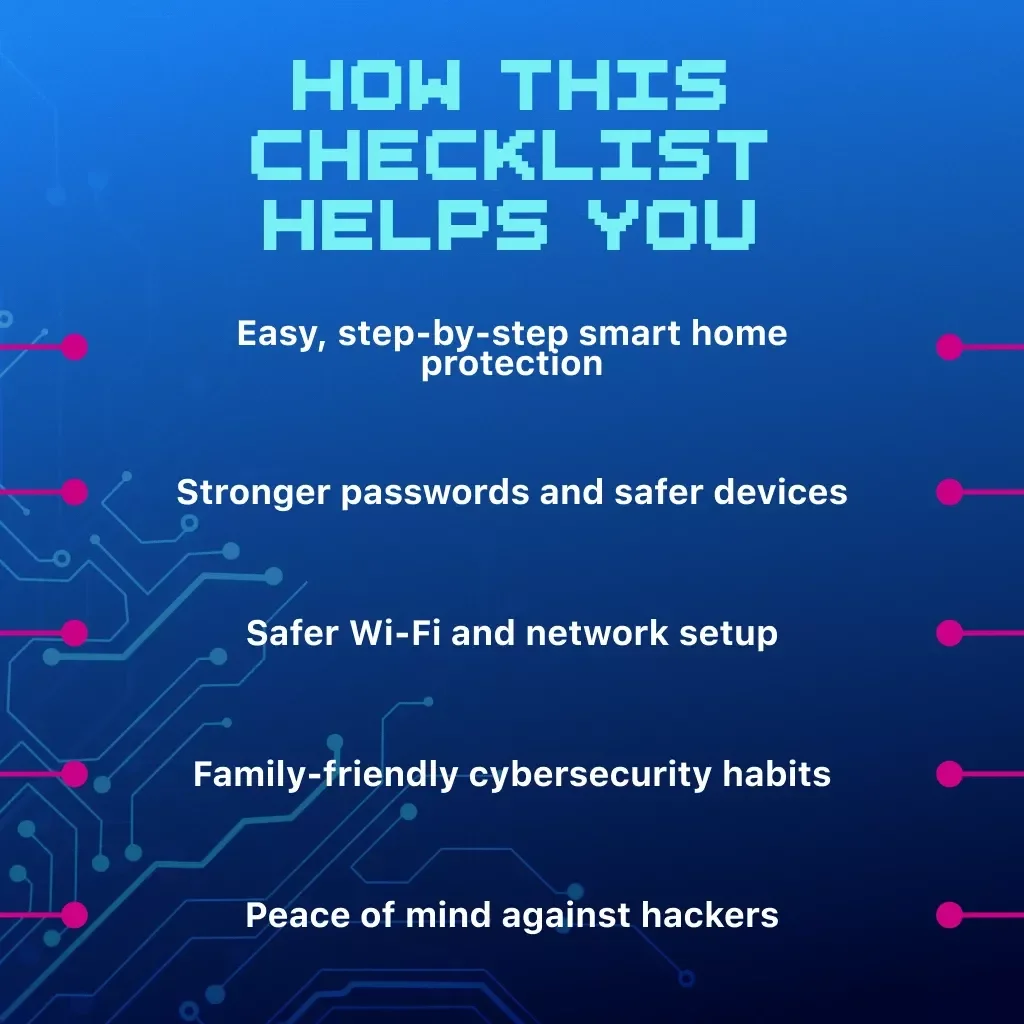 Preventing Smart Home Hacking: Security Checklist | Digital Download Cybersecurity Guide for Smart Devices, Wi-Fi & Home Network Protection